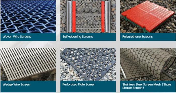 Maille d'écran de gravier de sable de tissu de fil d'acier d'ISO9001 65Mn augmentant la durée de vie de 30% 2